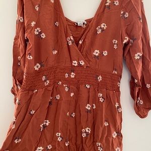 American Eagle Rust Women’s Romper L